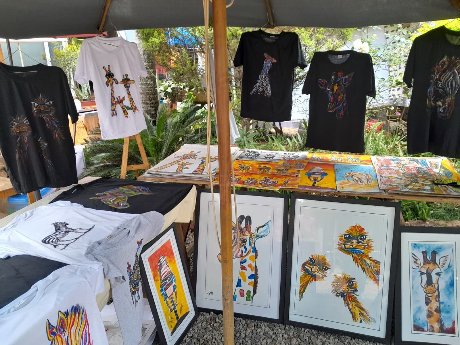 Kudzie Mobile Art Gallery — Paintings, art wear & grater plates